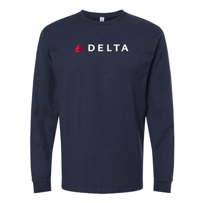 Men's Delta Airlines Long sleeves T-Shirt