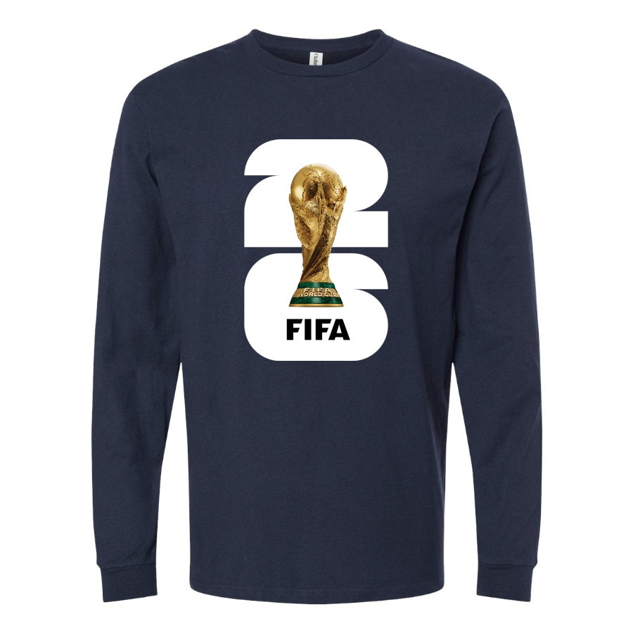 Men's Fifa World Cup 2026 Long Sleeves Cotton-Blend T-Shirt