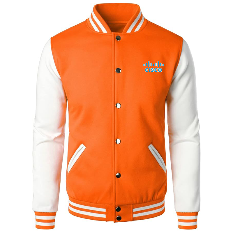 Men’s Cisco Varsity Baseball Jacket Cotton Blend Letterman Jackets