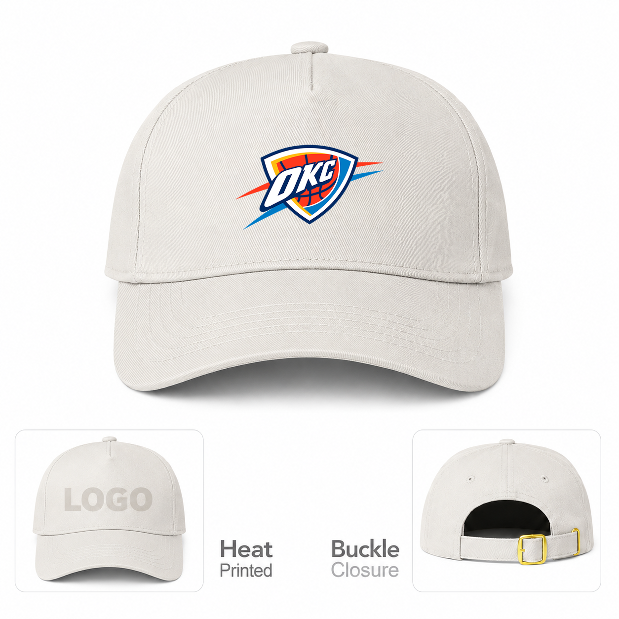 Oklahoma City Thunder Dad Baseball Cap Hat