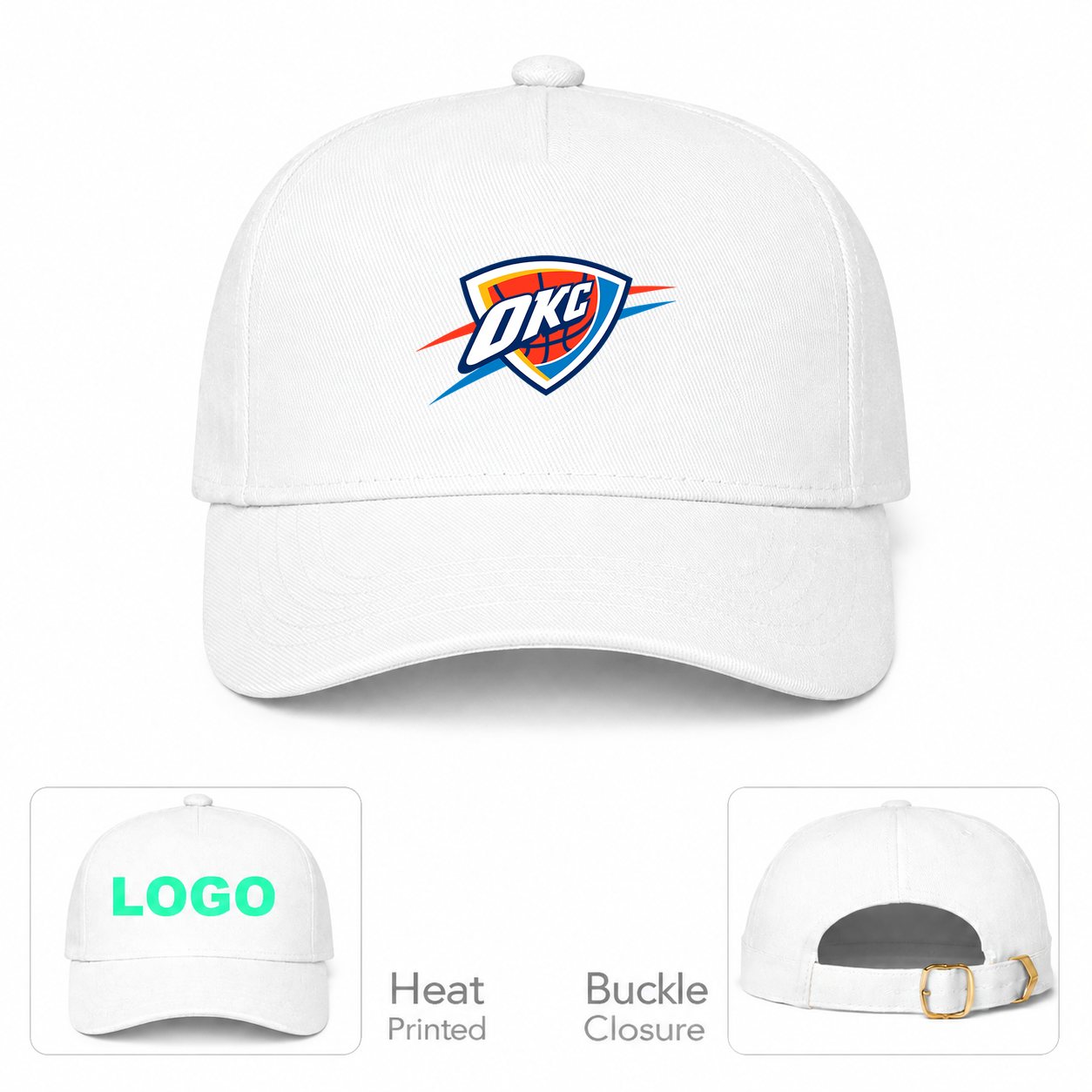 Oklahoma City Thunder Dad Baseball Cap Hat