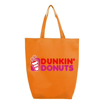 Dunkin Donuts  Q-Tees Non-Woven Gusset Bottom Tote