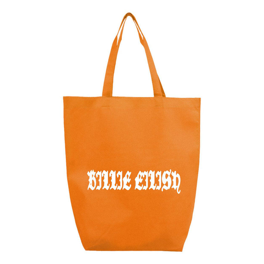 Billie Eilish Q-Tees  Non-Woven Gusset Bottom Tote