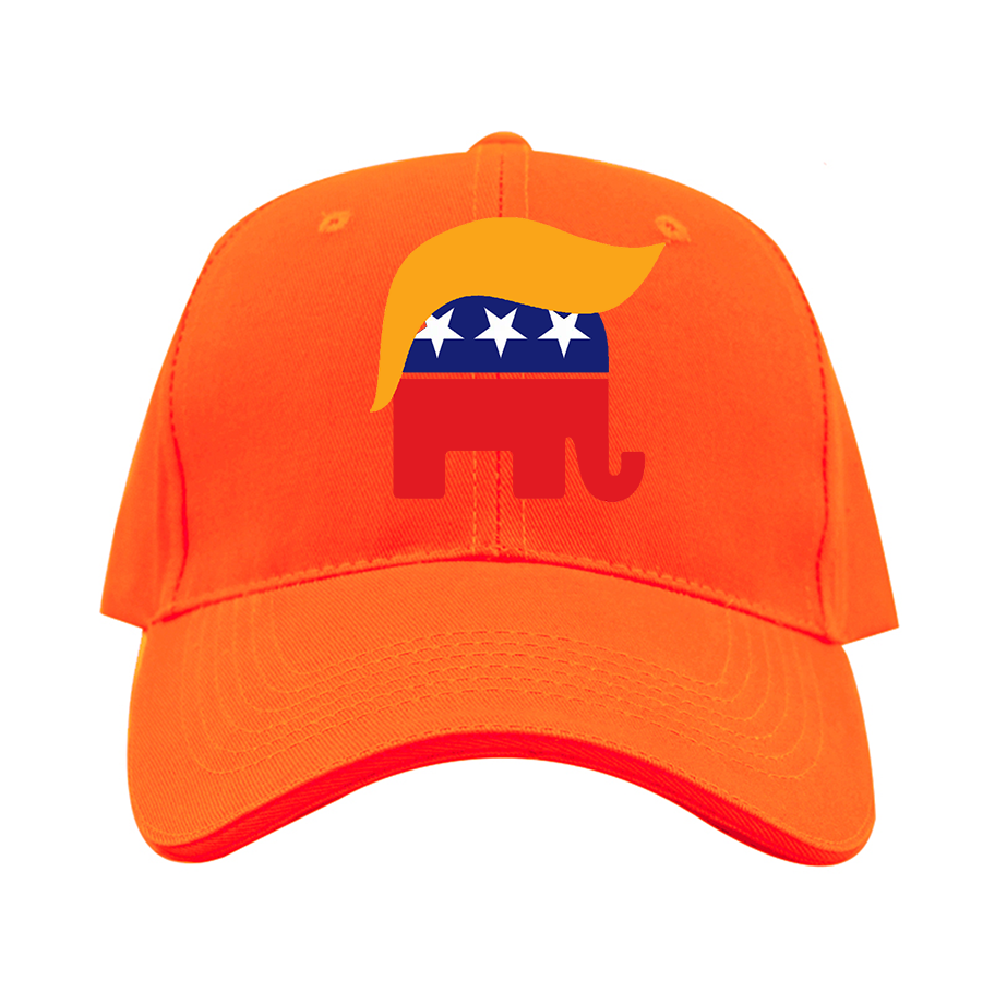 Donald Trump Hair Elephant Dad Baseball Cap Hat