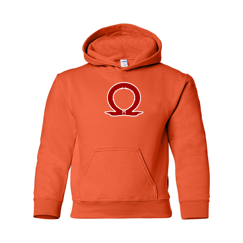 Youth's God Of War Gildan Heavy Blend Hooded Sweatshirt
