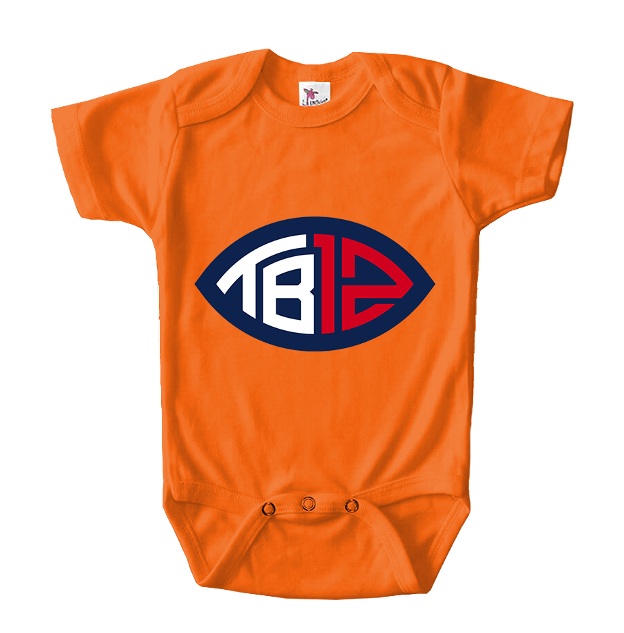 Tom Brady 12 Baby Romper Onesie