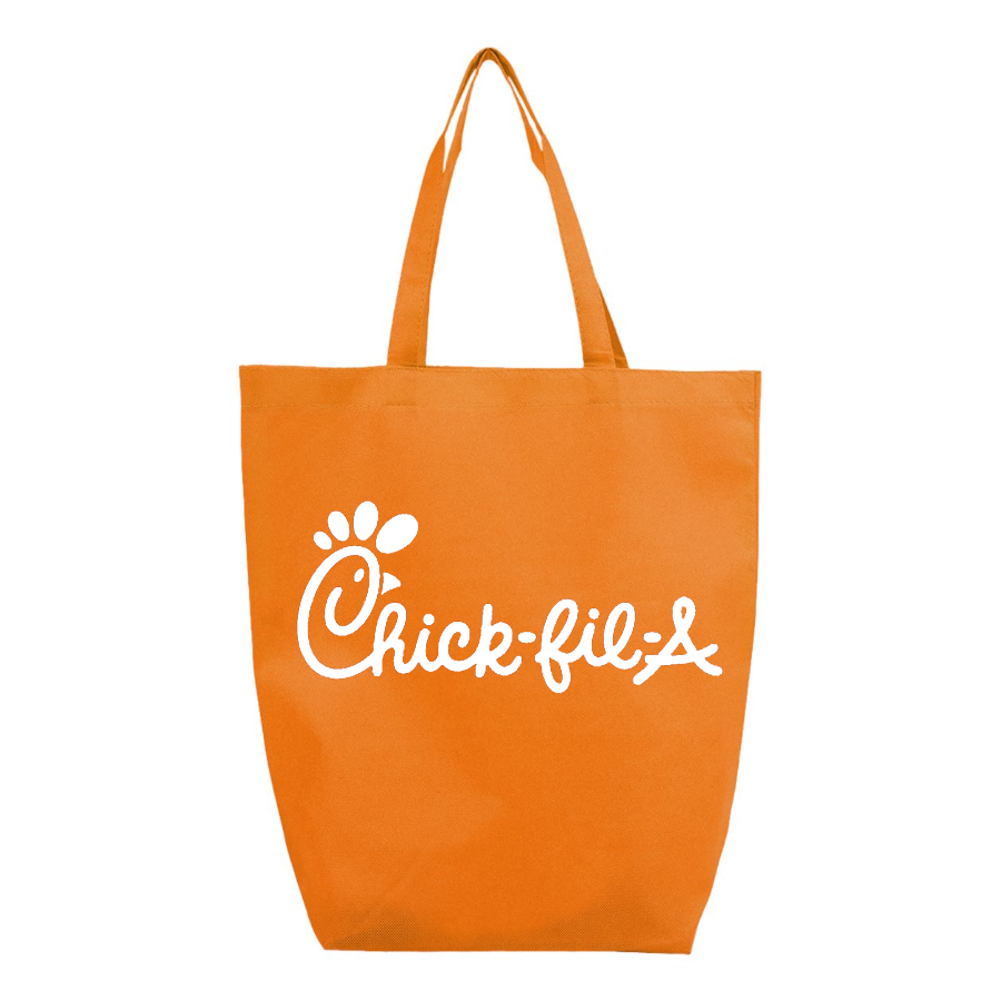 Chick fil A Q Tees Non Woven Gusset Bottom Tote T-Shirt