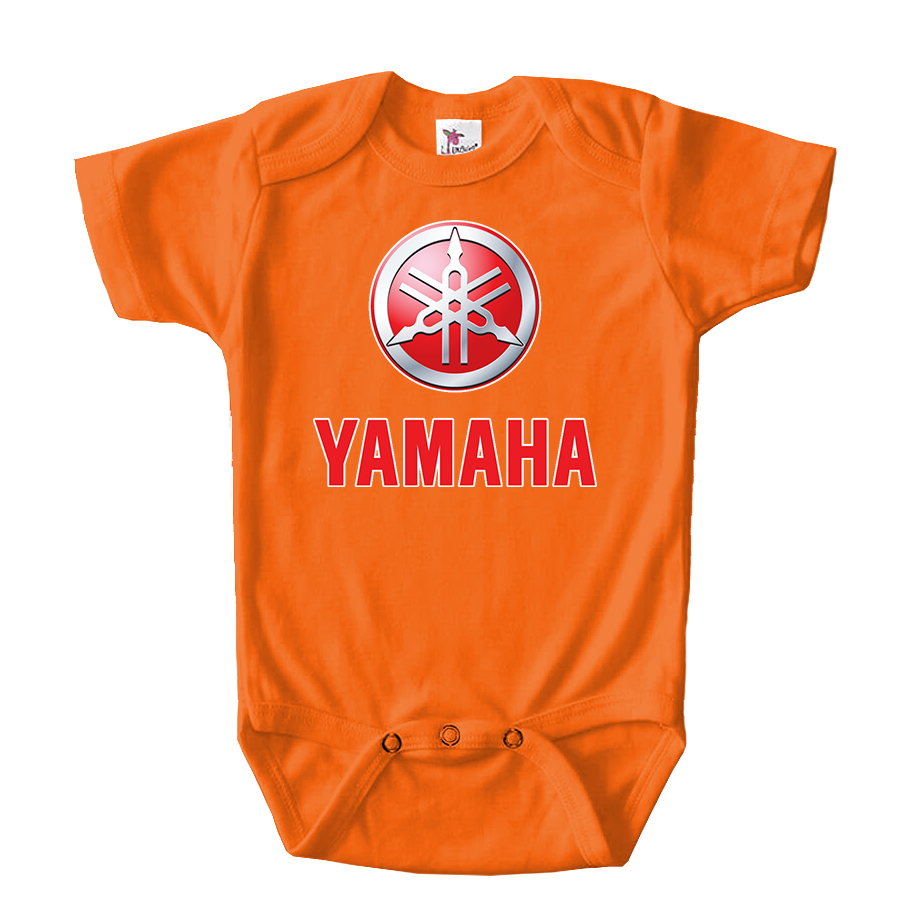 Yamaha Bike Motorcycle Baby Romper Onesie