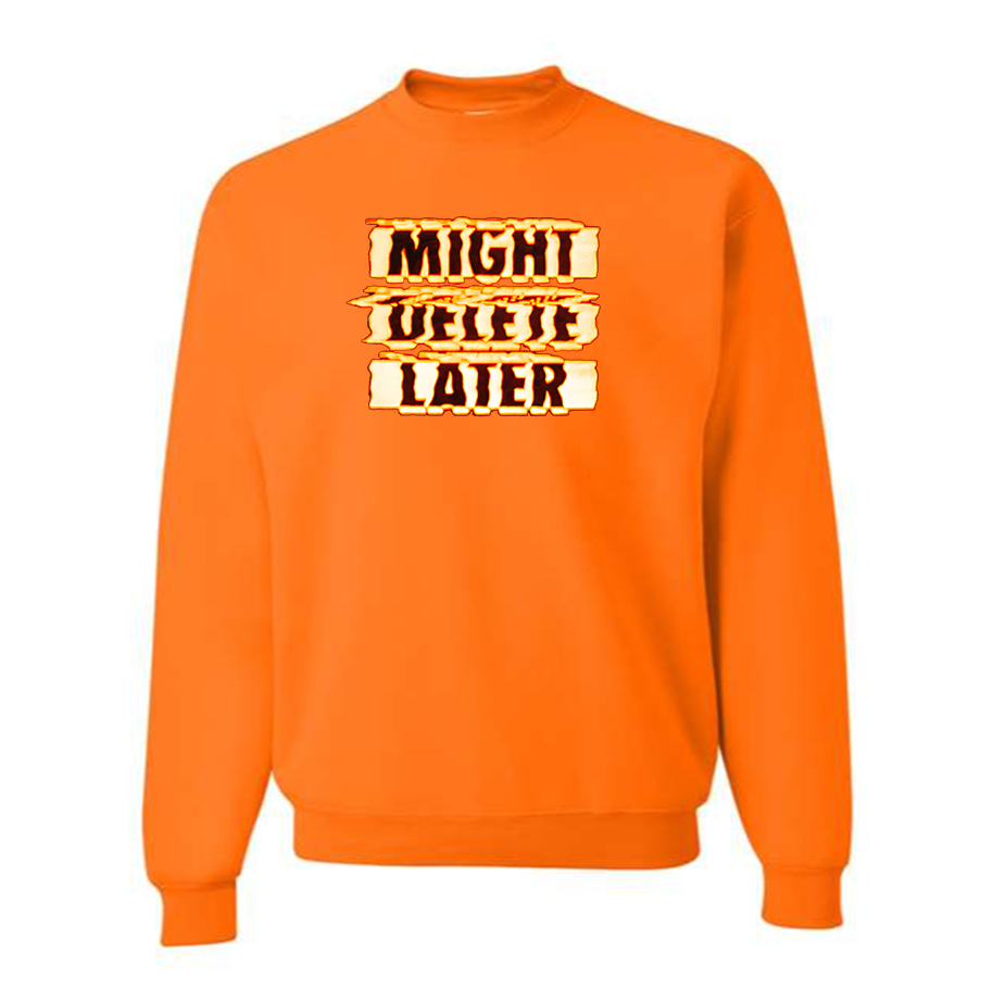 Men's Might Delete Later - J Cole Crewneck Sweatshirt