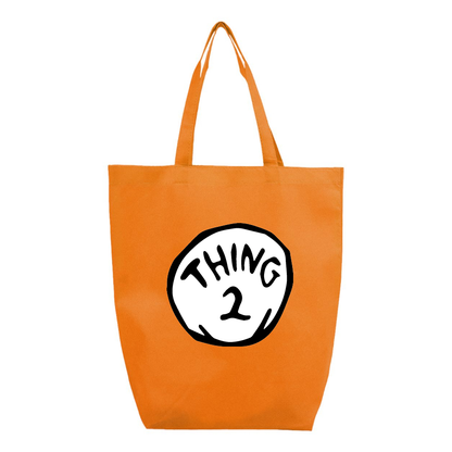 Dr. Suess Thing 2 Q-Tees Non-Woven Gusset Bottom Tote