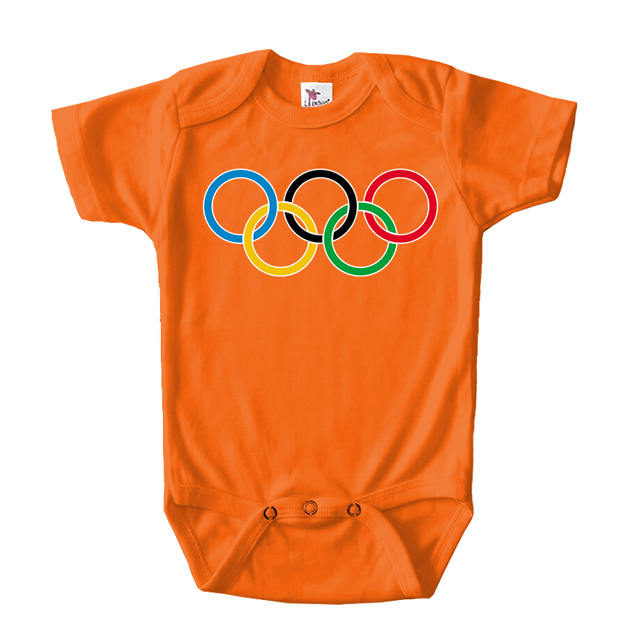 Olympics Rings Baby Romper Onesie