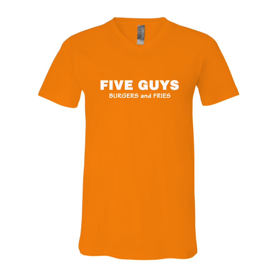 Men's Five Guys  BELLA  CANVAS  Jersey V-Neck Tee