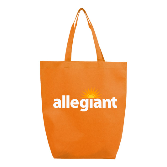 Allegiant Air  Q-Tees Non-Woven Gusset Bottom Tote