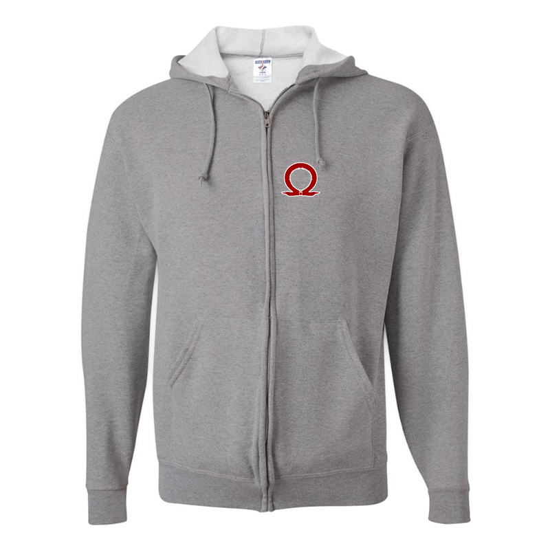 Men's God Of War JERZEES NuBlend Full Zip Hooded Sweatshirt