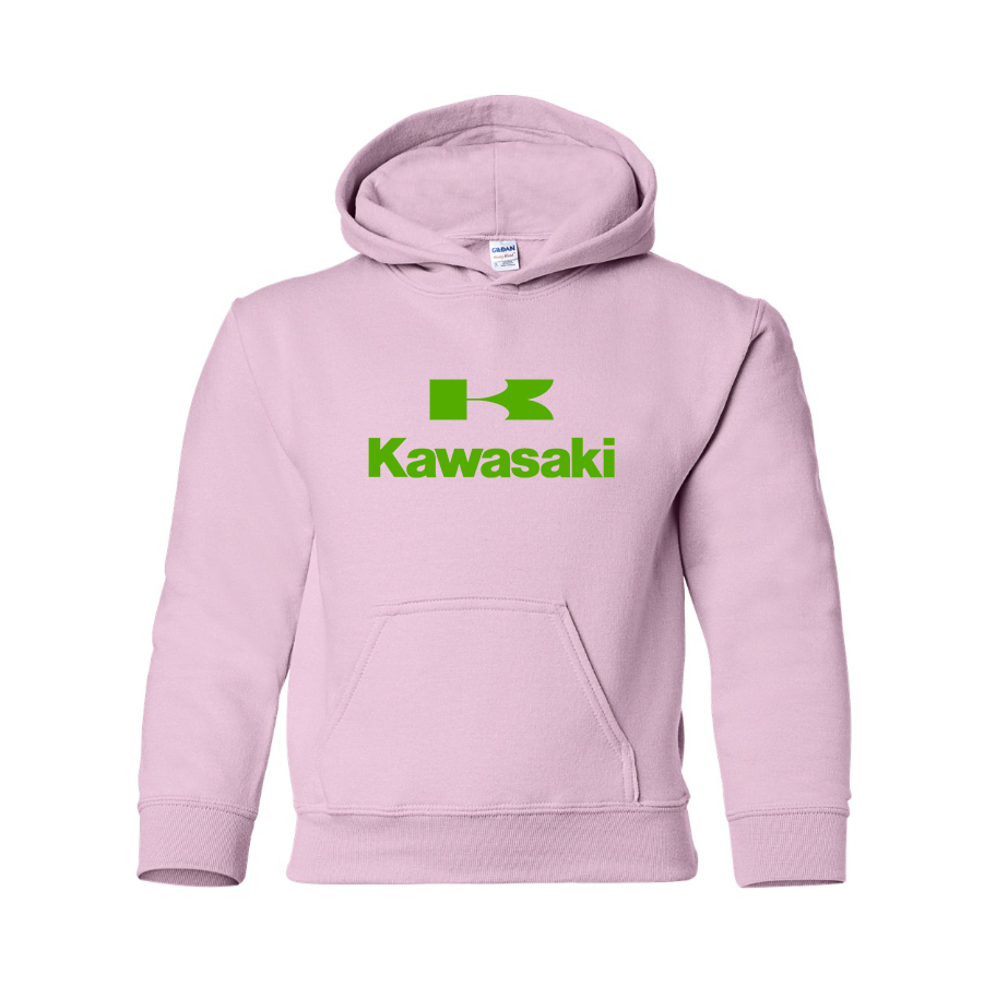 Youth's Kawasaki Bike Motorcycle Pullover Hoodie