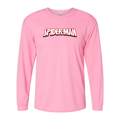 Spider Man Sport Performance Long Sleeve T-Shirt