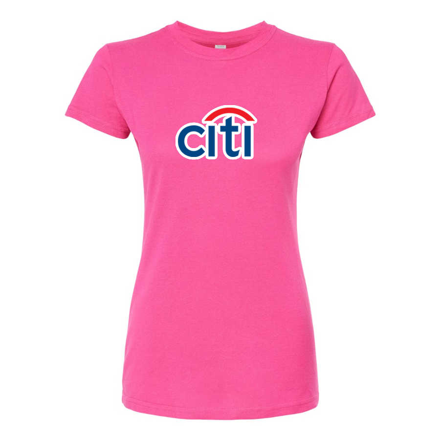 Women's Citi Bank Round Neck T-Shirt