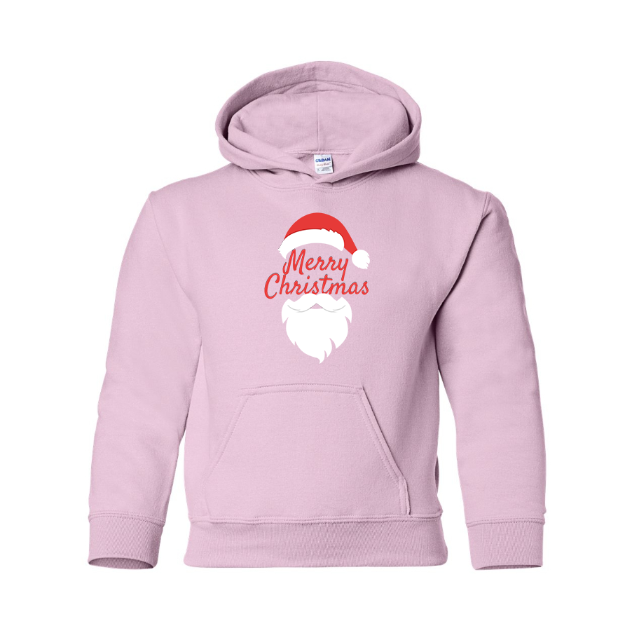 Youth's Merry Christmas Santa Claus Pullover Hoodie