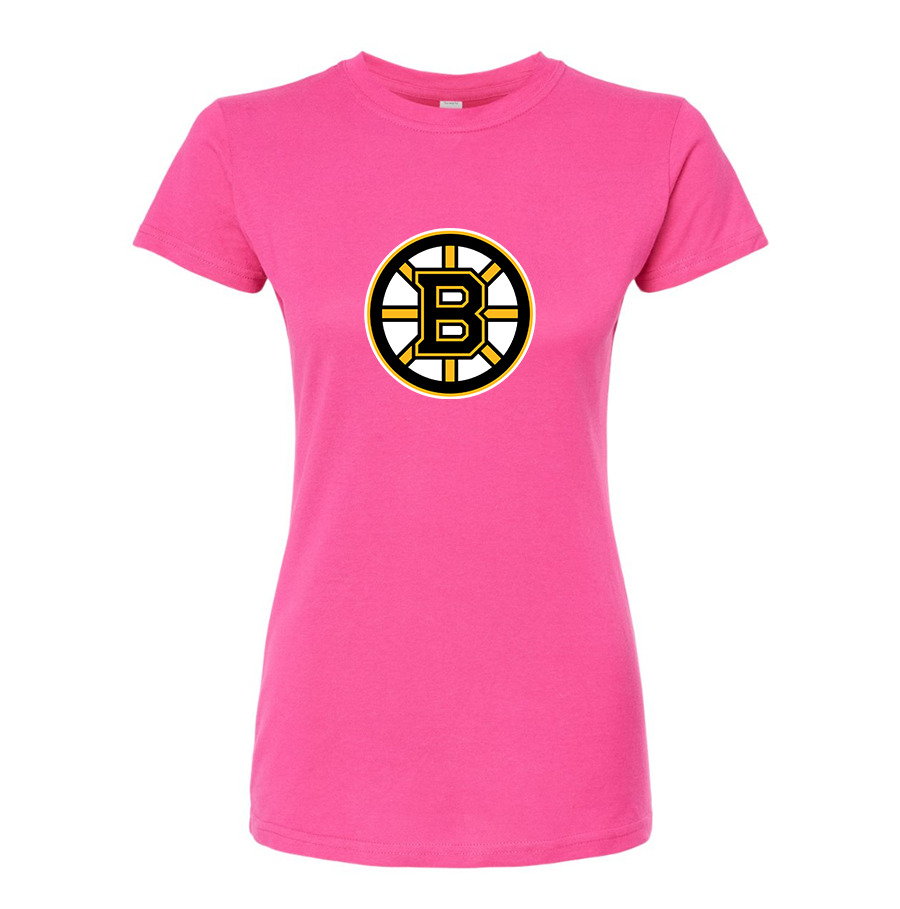 Women's  NHL Boston Bruins Round Neck T-Shirt