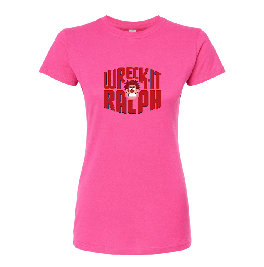 Women's Wreck-It Ralph Round Neck T-Shirt