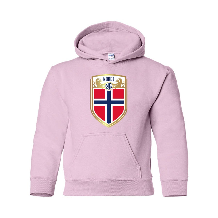 Youth Norway Soccer Pullover Hoodie