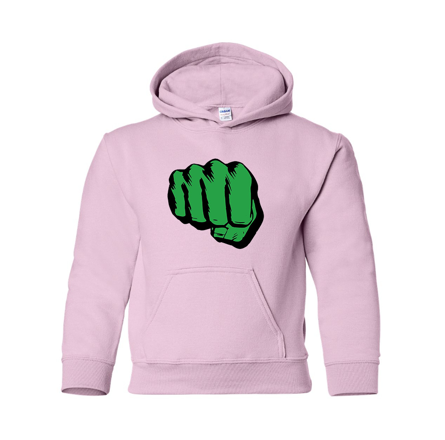 Youth's Hulk Punch Pullover Hoodie