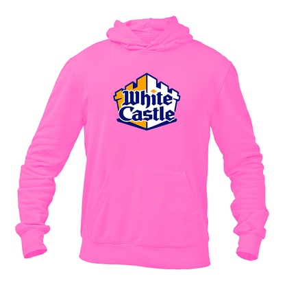 Men's White Castle Pullover Hoodie