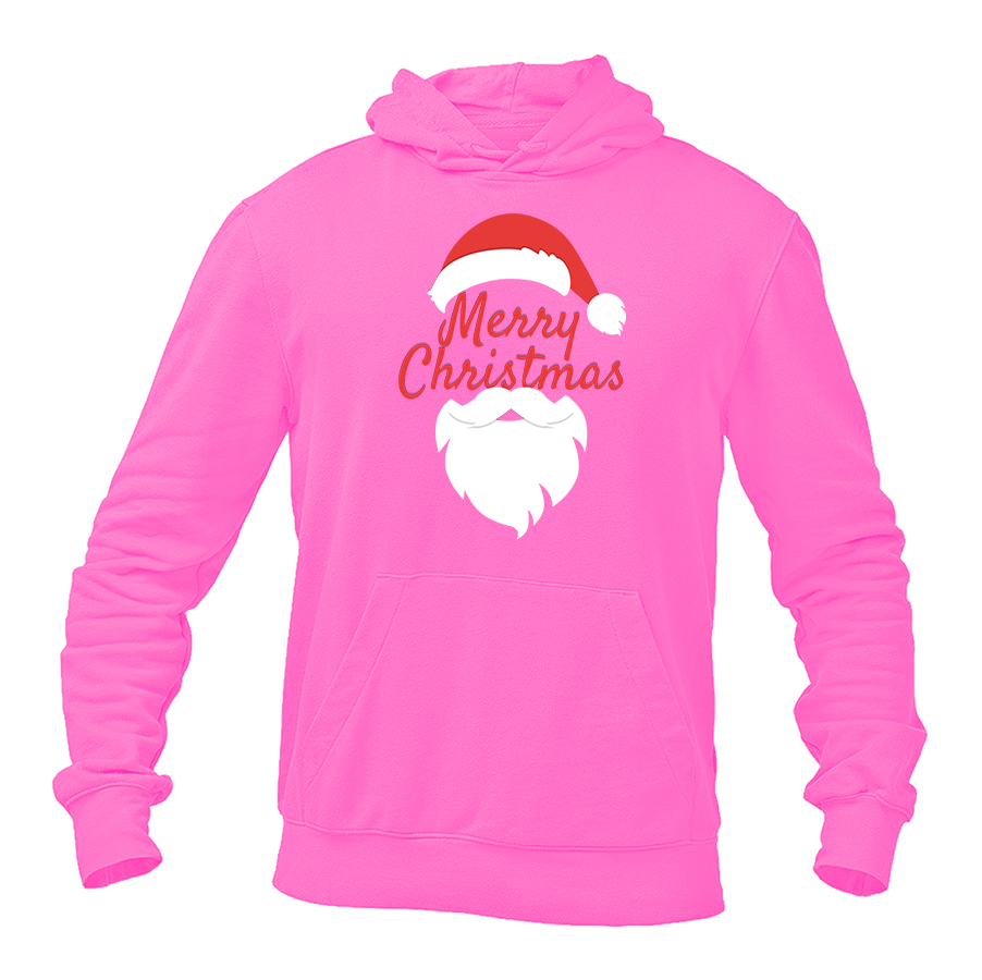 Men's Merry Christmas Santa Claus Pullover Hoodie