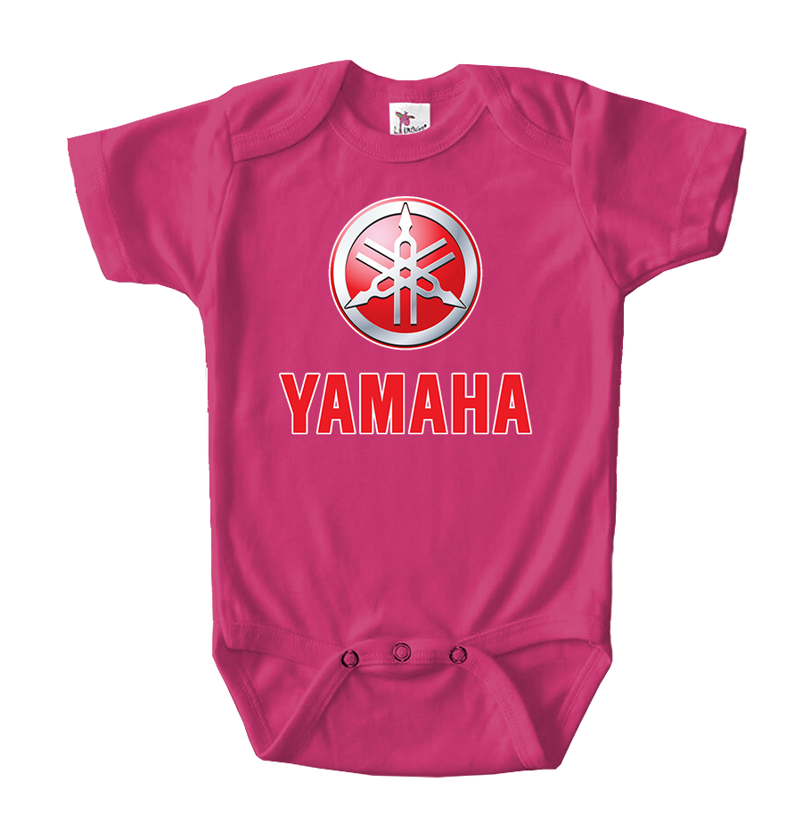 Yamaha Bike Motorcycle Baby Romper Onesie