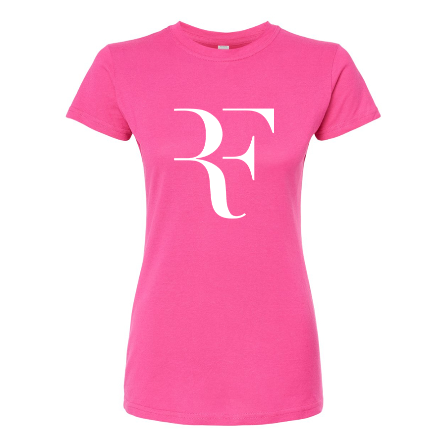 Women's Roger Federer Round Neck T-Shirt