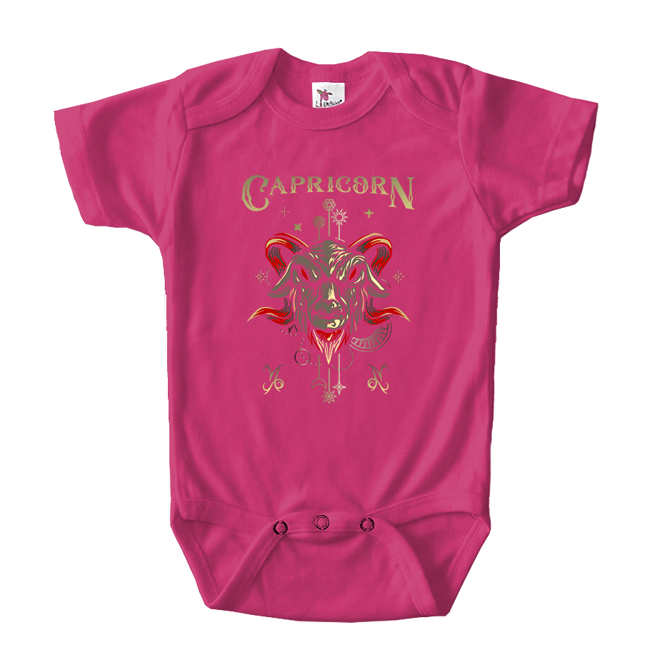 Capricorn Zodiac Baby Romper Onesie