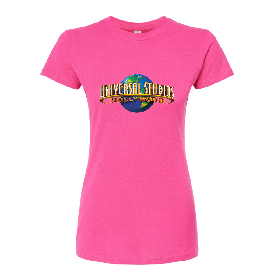 Women's Universal Studio Hollywood Round Neck T-Shirt