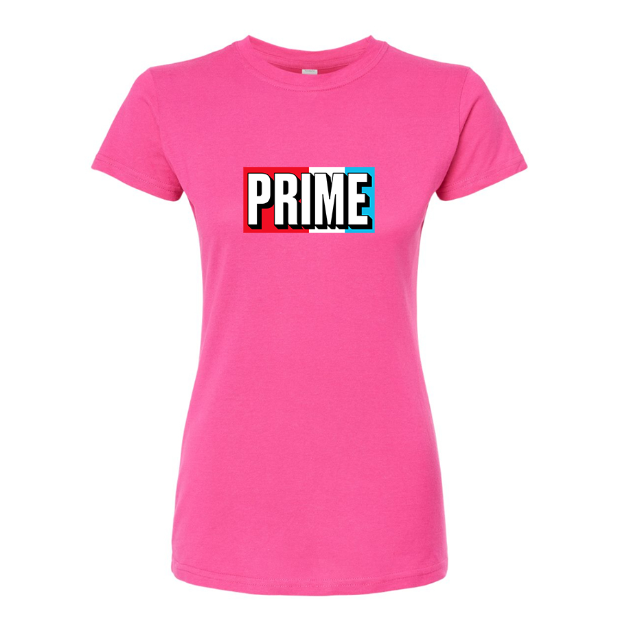 Women's Prime Drink Round Neck T-Shirt