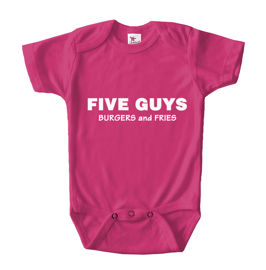 Five Guys Baby Romper Onesie