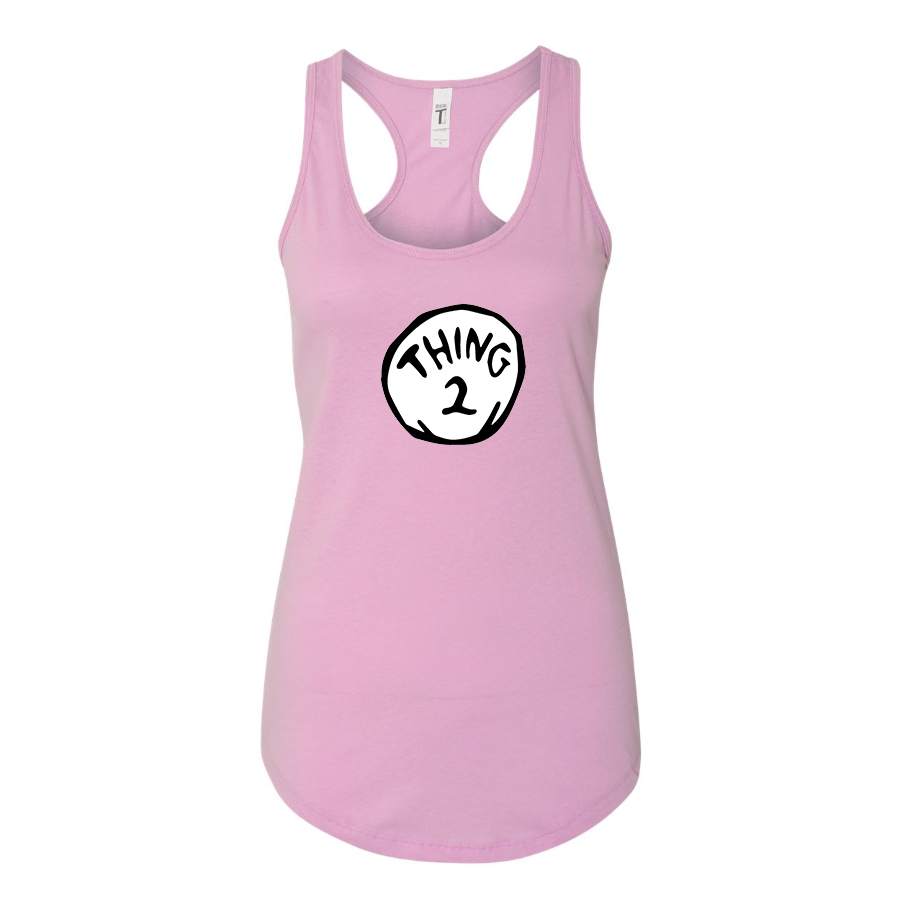Women's Dr. Suess Thing 2 Racerback Tank Top