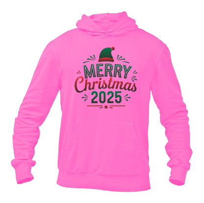 Men's Merry Christmas 2025 Pullover Hoodie