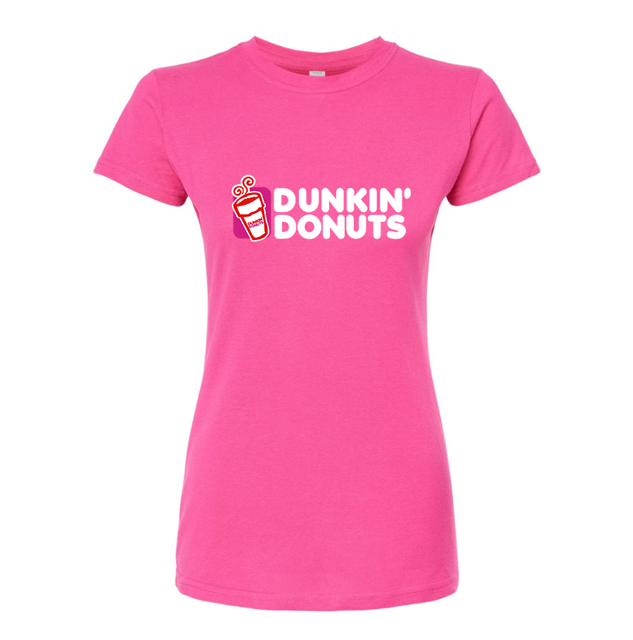 Women's Dunkin Donuts  Round Neck T-Shirt