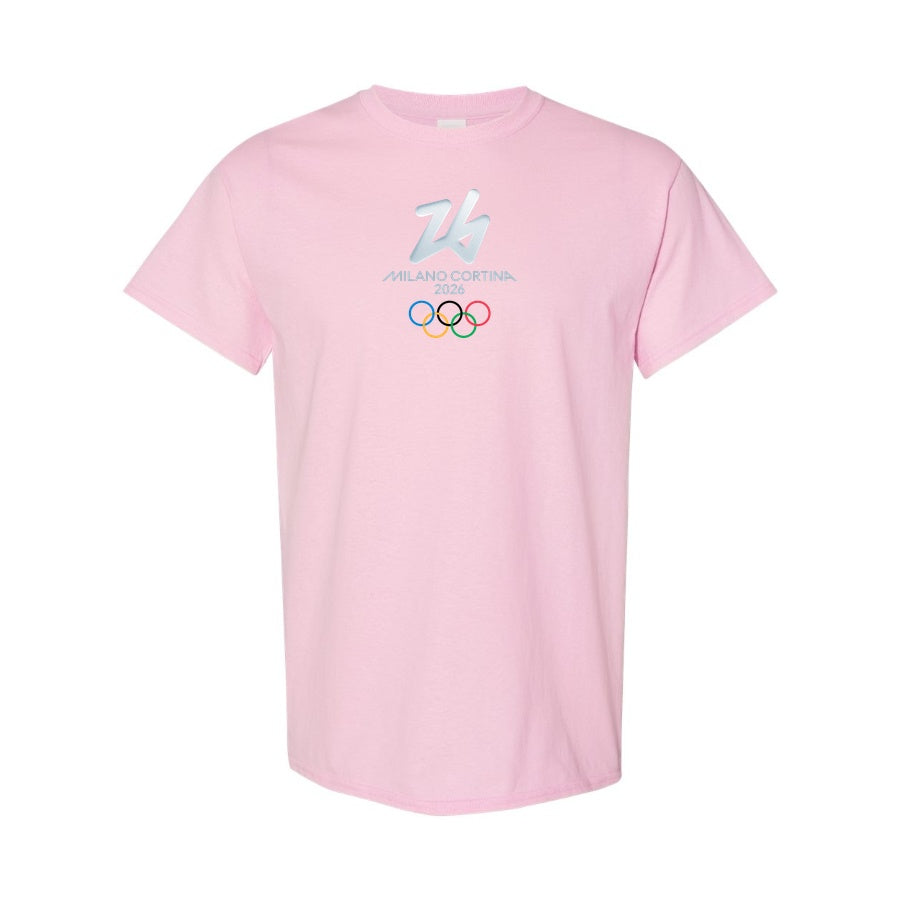 Men's Winter Olympics Milano Cortina 2026 Cotton T-shirt
