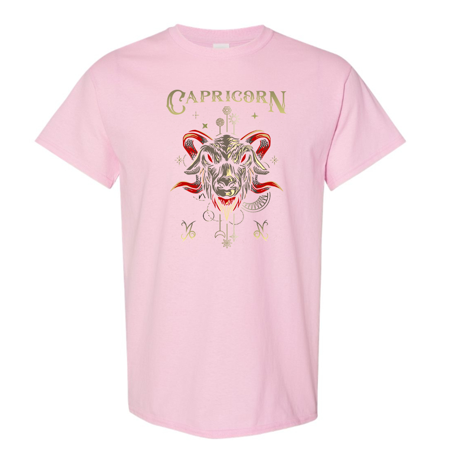 Men's Capricorn Zodiac Cotton T-shirt