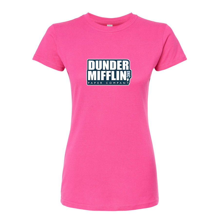 Women's Dunder Mifflin Round Neck T-Shirt