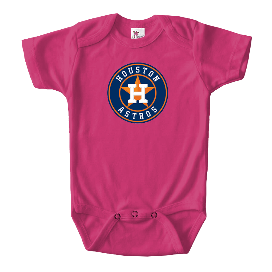 Houston Astros Baseball Baby Romper Onesie