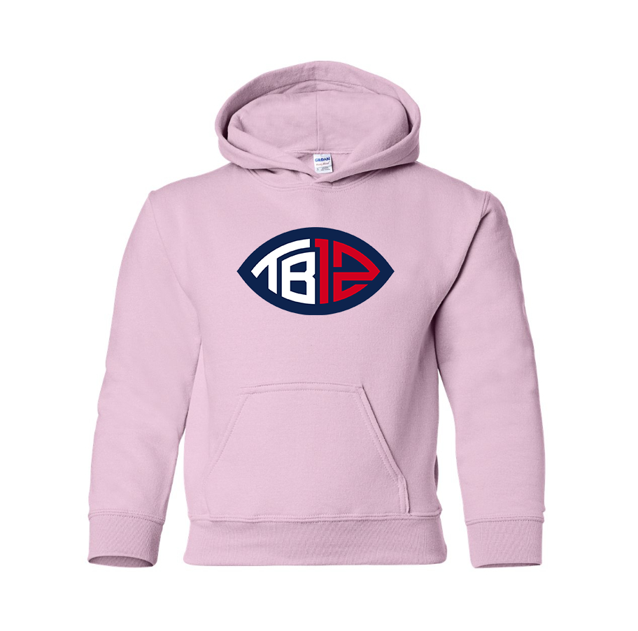 Youth's Tom Brady 12 Pullover Hoodie