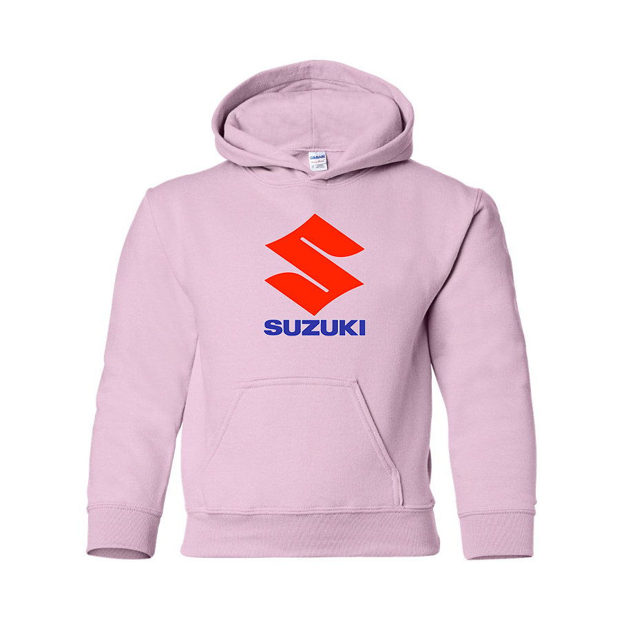 Youth's Suzuki Bike Motorcycle Pullover Hoodie