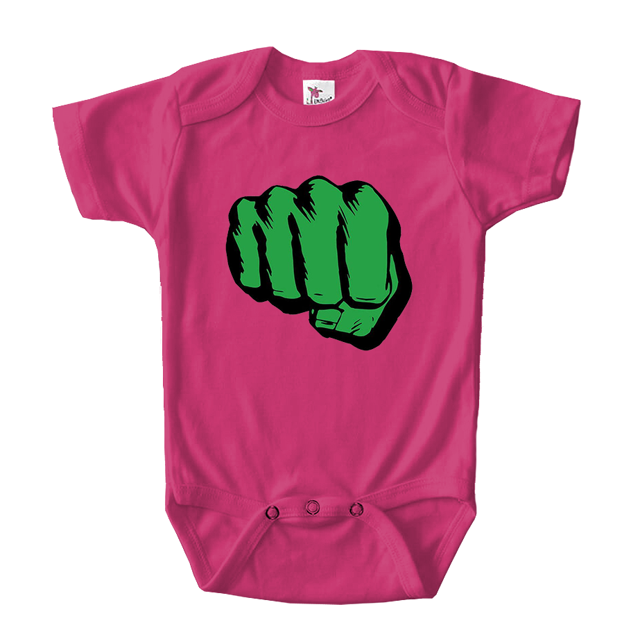 Hulk Punch Baby Romper Onesie