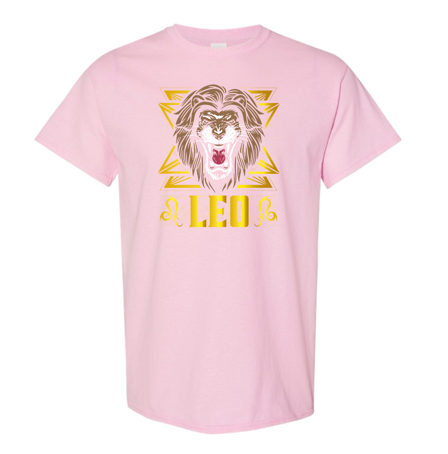 Youth's Leo Zodiac Sign Cotton T-Shirt