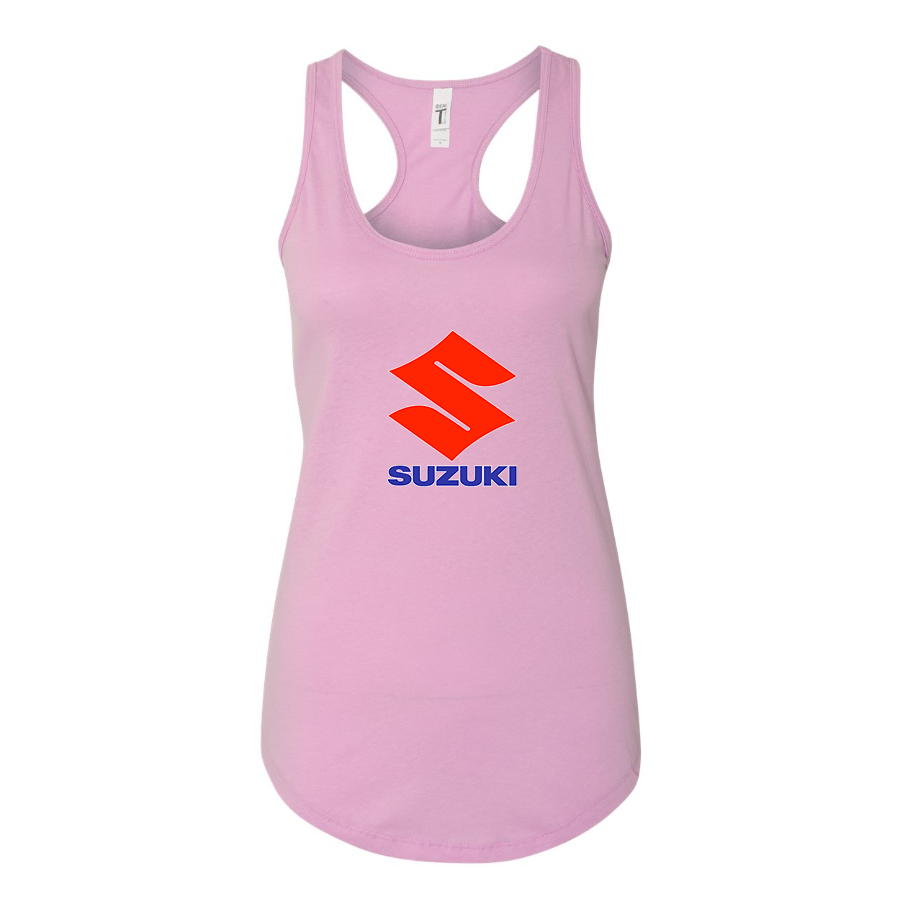 Women's Suzuki Bike Motorcycle Racerback Tank Top