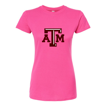 Women's Texas A&M Aggies Round Neck T-Shirt