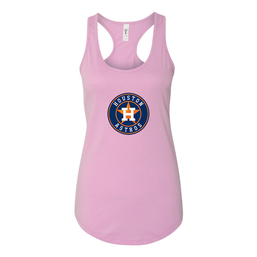 Women's Houston Astros Baseball Racerback Tank Top