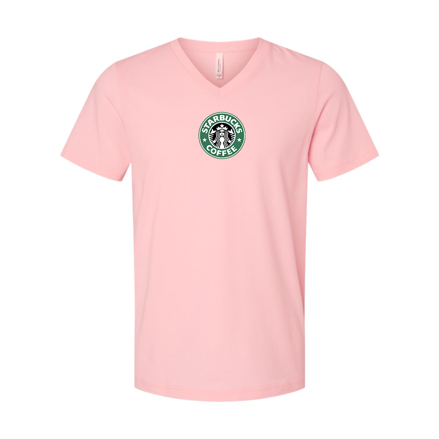 Starbucks Coffee BELLA  CANVAS  Jersey V-Neck Tee