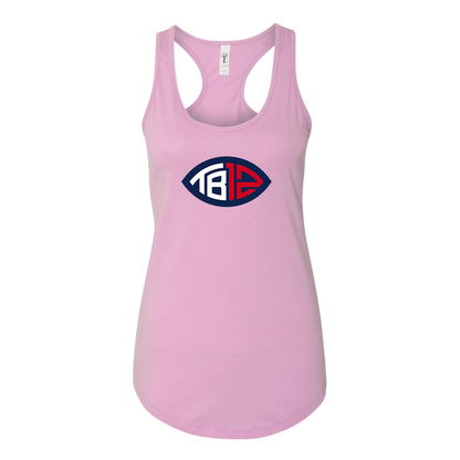 Women's Tom Brady 12 Racerback Tank Top